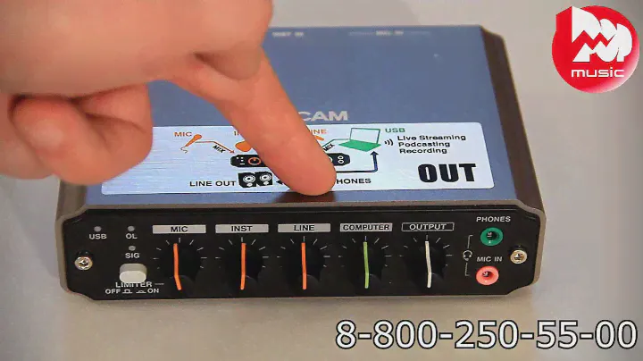 Аудио интерфейс TASCAM US-125M