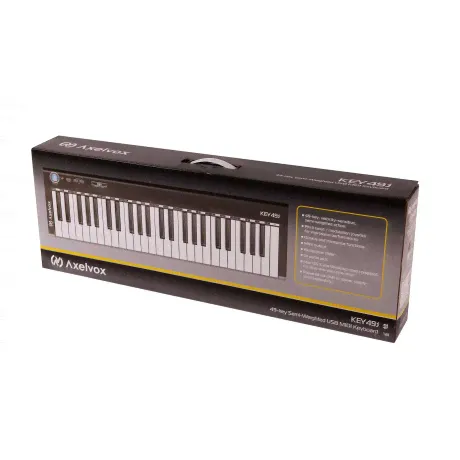 Клавиатура MIDI Axelvox KEY49j Black 49 клавиш черный-0